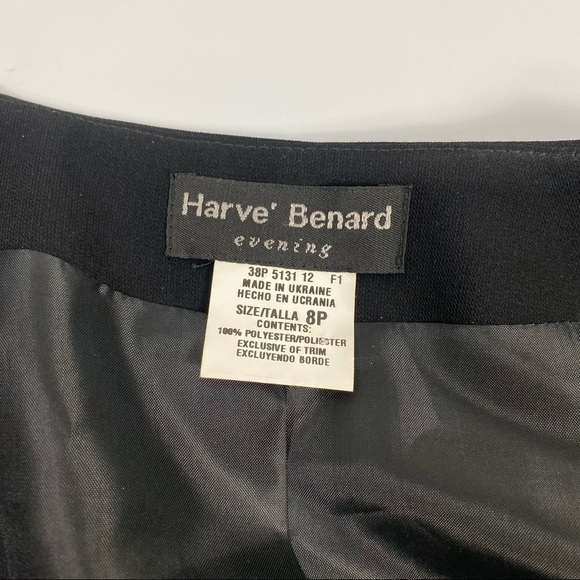 Harve Benares 2PC Skirt Suit Set SZ 6&8 - Picture 7 of 8